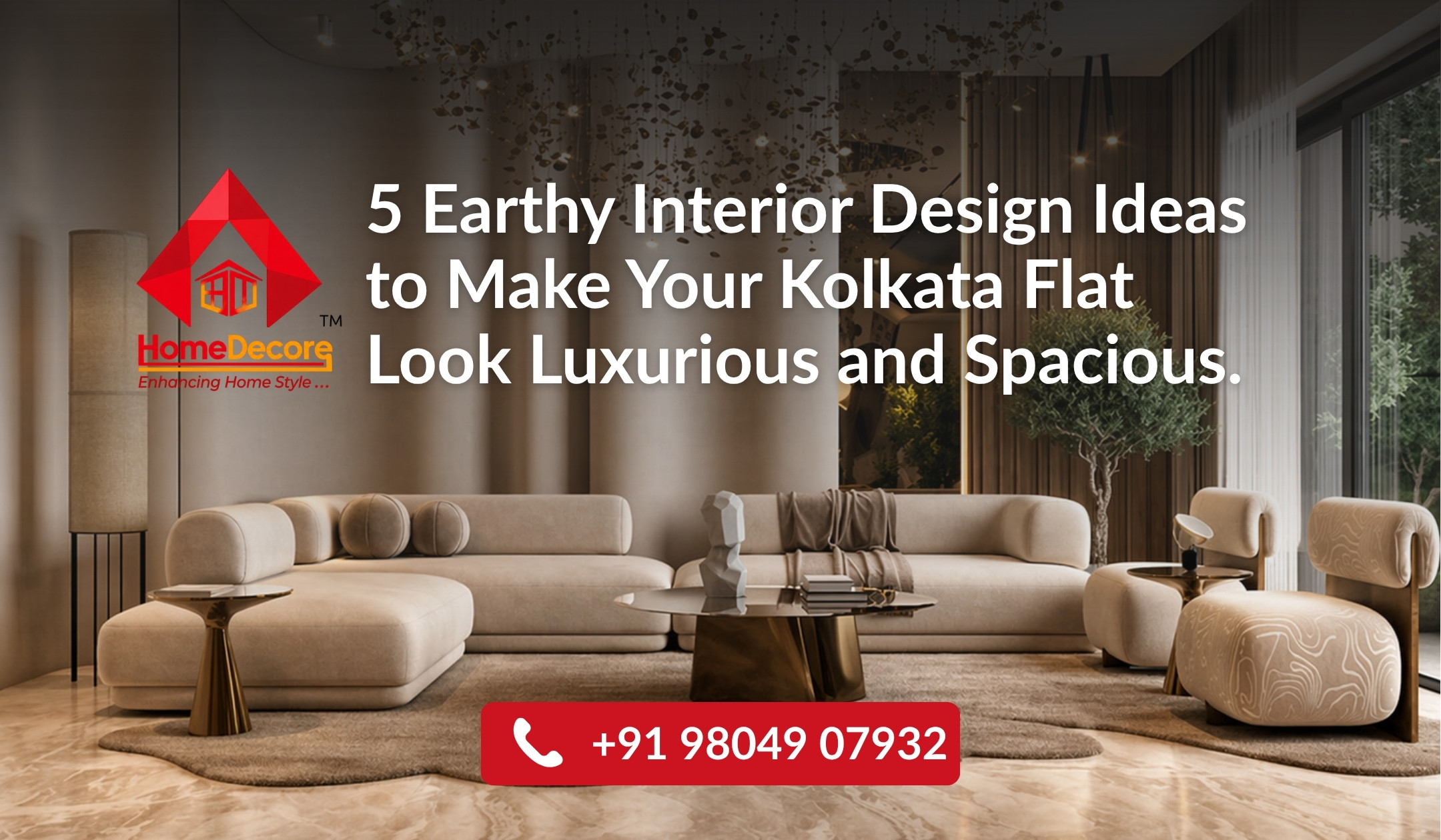 best interior design company in kolkata_Earthy Interior Design Ideas_GGM Home Decor
